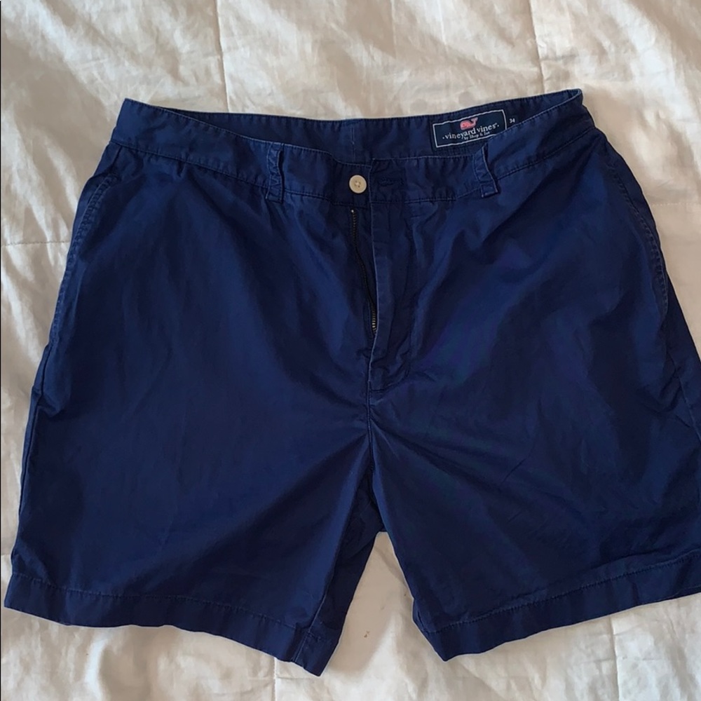 7in inseam blue vineyard vines shorts